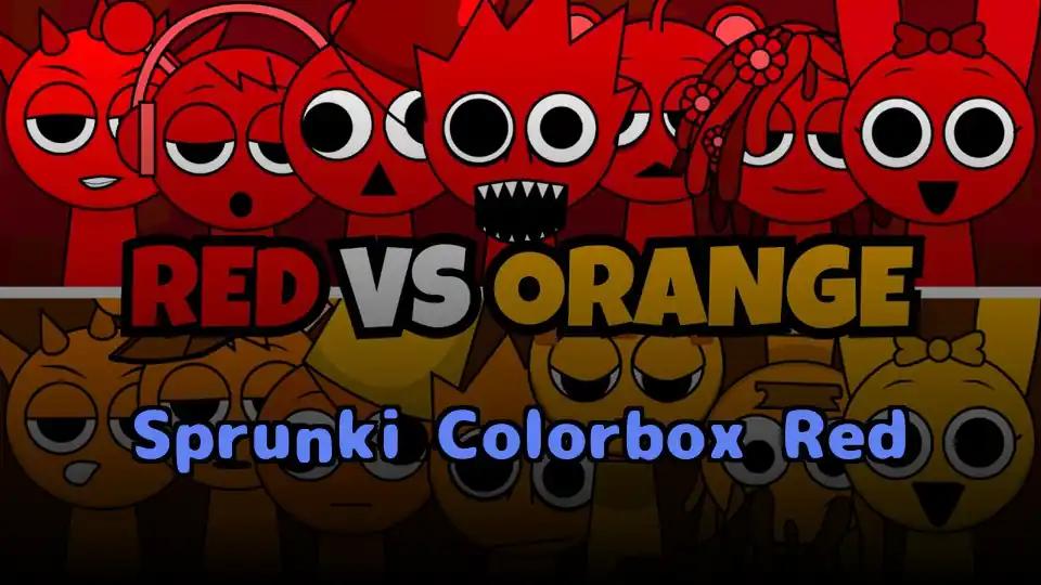 Sprunki Colorbox Red cover