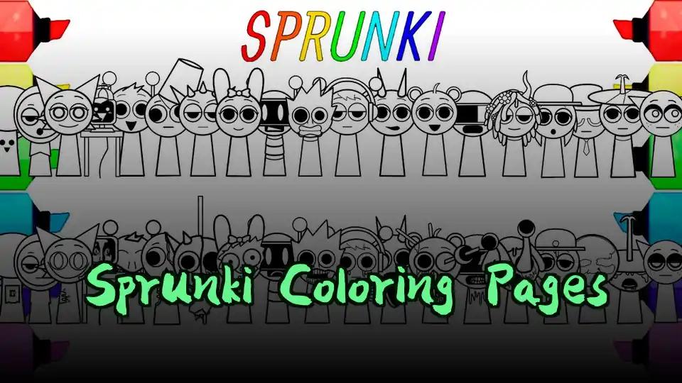 Sprunki Coloring Pages