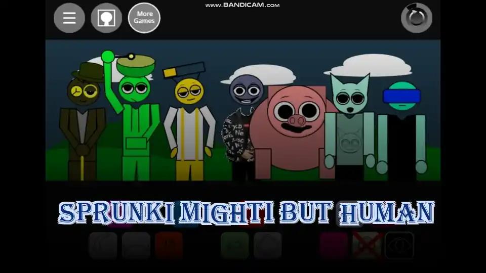 Sprunki Mighti But Human cover