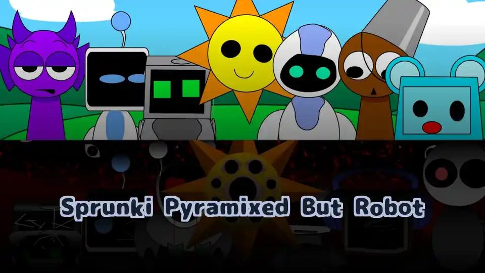 Sprunki Pyramixed But Robot cover