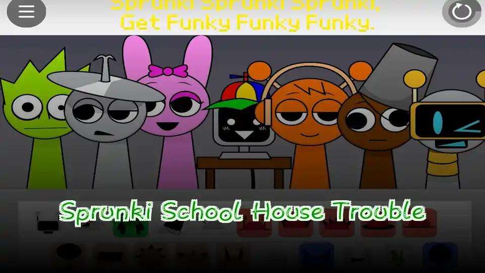 Sprunki School House Trouble cover