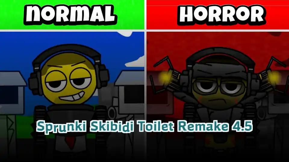 Sprunki Skibidi Toilet Remake 4.5 cover