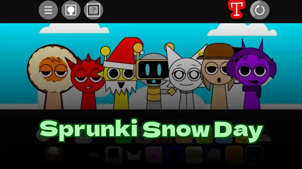 Sprunki Snow Day cover