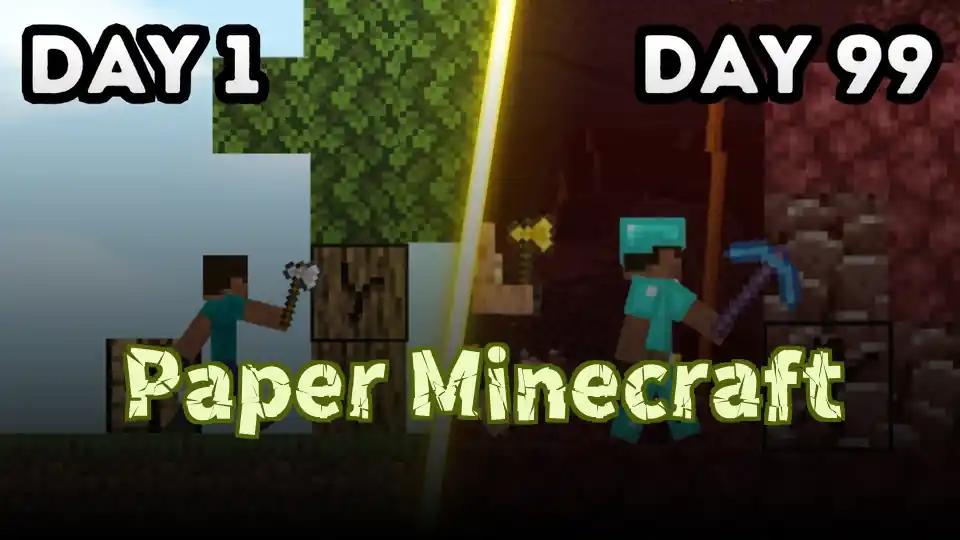 Paper Minecraft