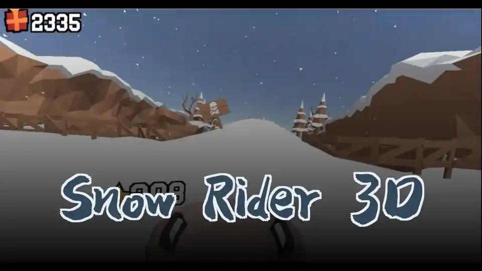 Snow Rider 3D cover