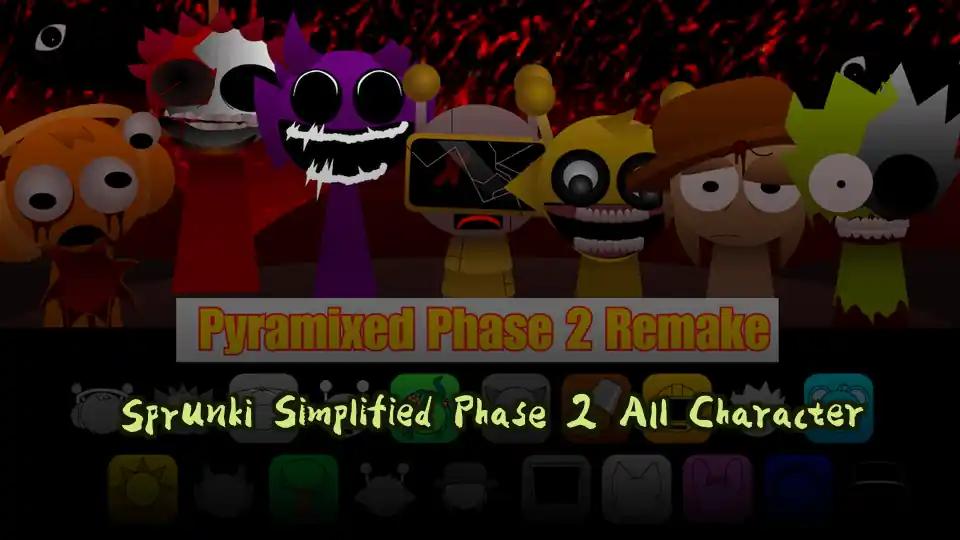 Sprunki Simplified Phase 2 All Character cover