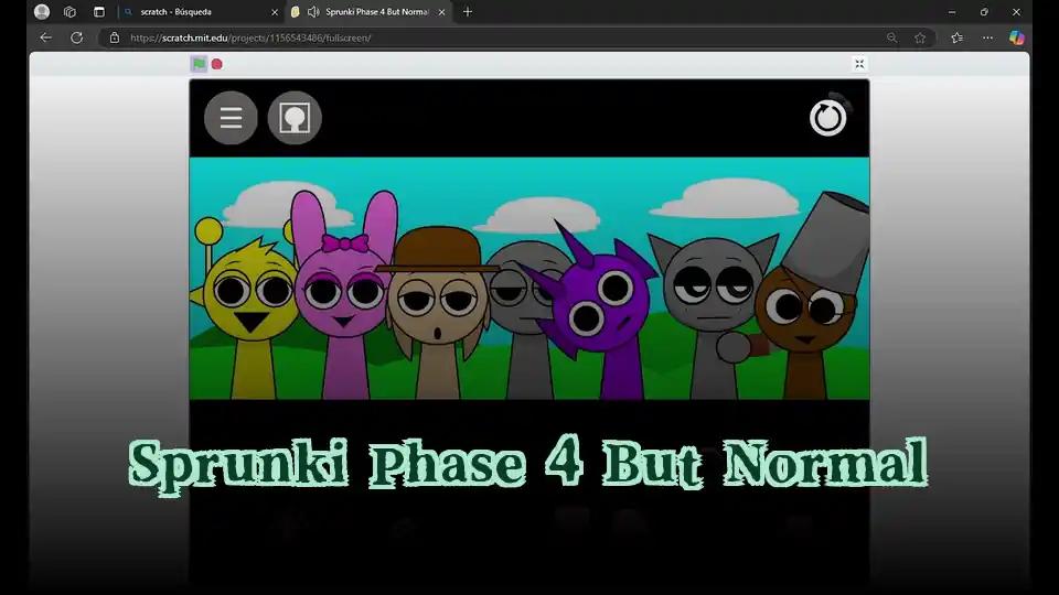 Sprunki Phase 4 But Normal cover