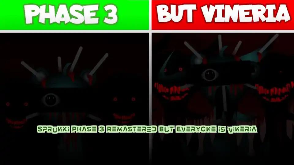 Sprunki Phase 3 Remastered But Everyone is Vineria cover
